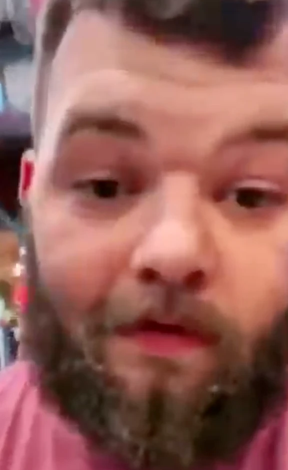 A still from Kevin Wise's TikTok video.