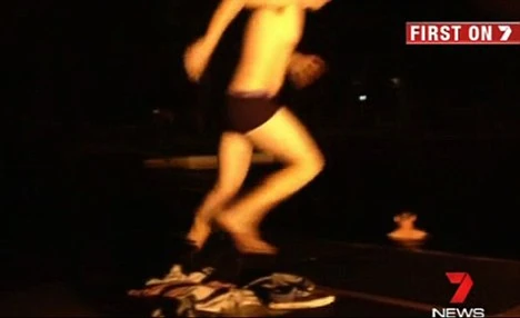 A photo on their phone from their Sea World Escapades