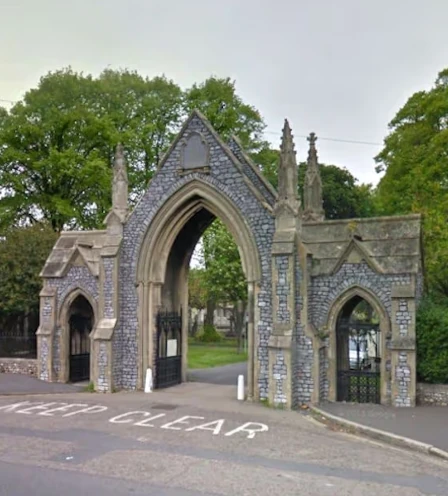 A shot of Kingston Cemetery